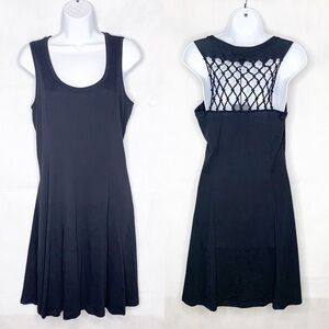 ROCK & REPUBLIC Black Swing Dress M NWT